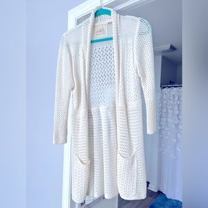 Anthropologie Angel of the North Knit Cardigan sweater